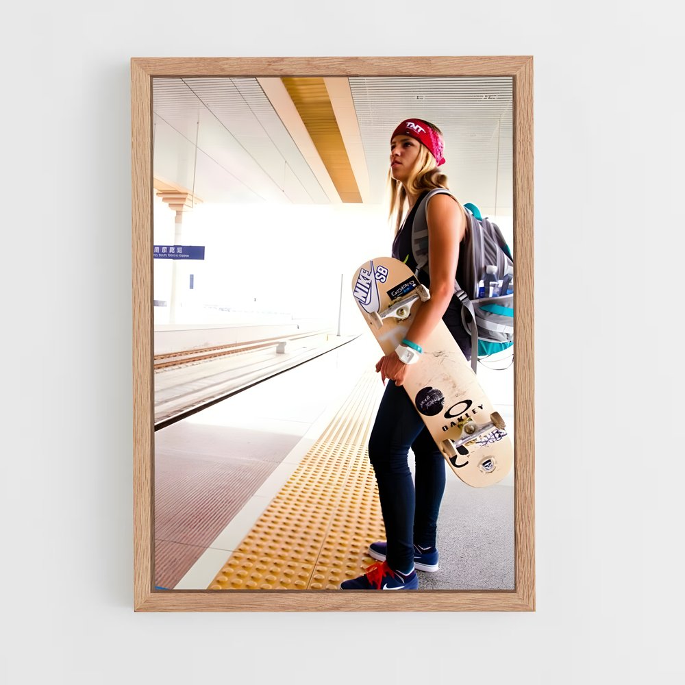 Poster Subway Skate – affiche Skateboard (vue 4)